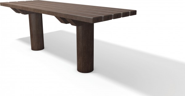 Tisch BÖZBERG, braun, 2.00 m lang, 68 cm breit, 75 cm hoch