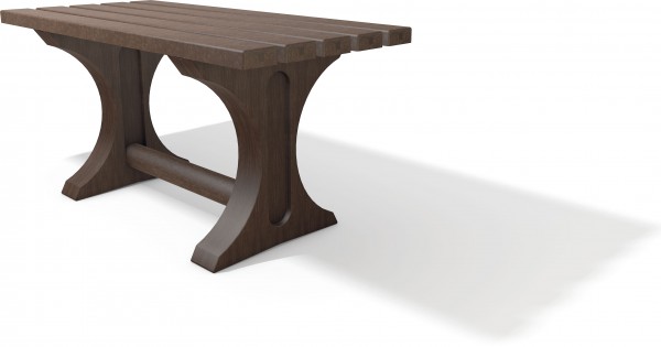 Tisch LENZBURG, braun, 2.00 m lang, 70 cm breit, 75 cm hoch